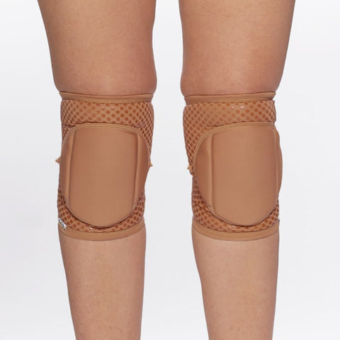 Grippy knee pads - Nude-Caramel