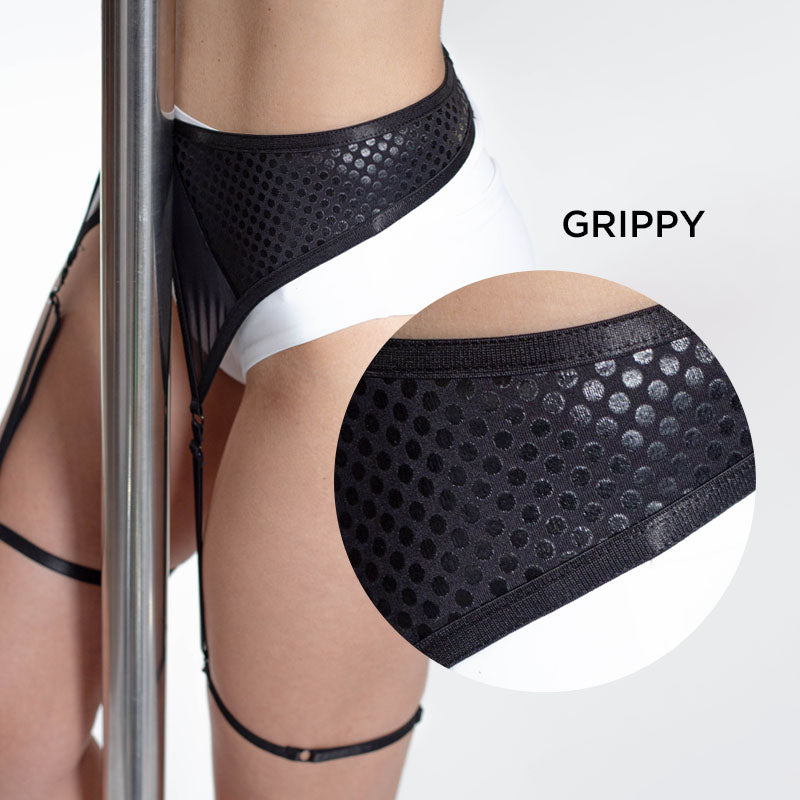 Grippy Garter belt Sweet Black